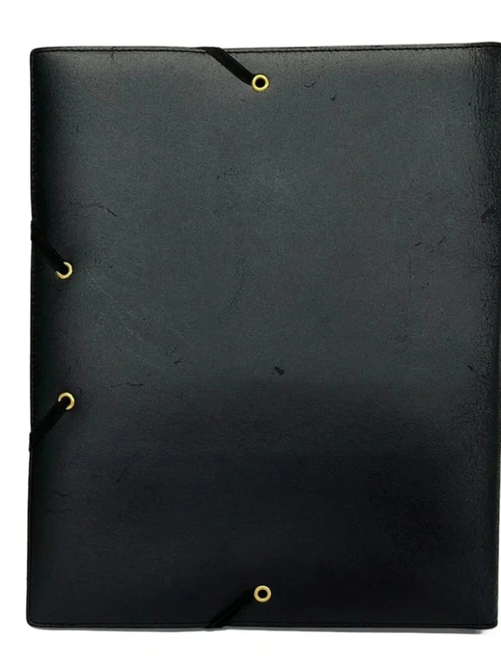 CELINE Black Leather Accessory Case